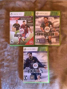 3 FIFA Xbox 360 Video Games